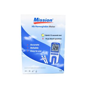El medidor de hemoglobina Mission® Hb