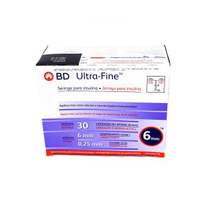 BD Ultra-Fine Jeringa 6 mm – Caja con 30 unidades (Ref. 4310033)