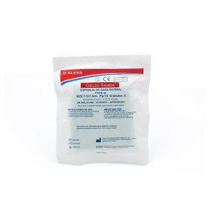 Esponjas de Gasa estériles D’ALESS tamaño 7.5×7.5 cm