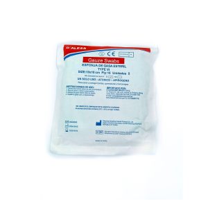 Las Esponjas de Gasa estériles D’ALESS  tamaño 10×10 cm y 16 capas